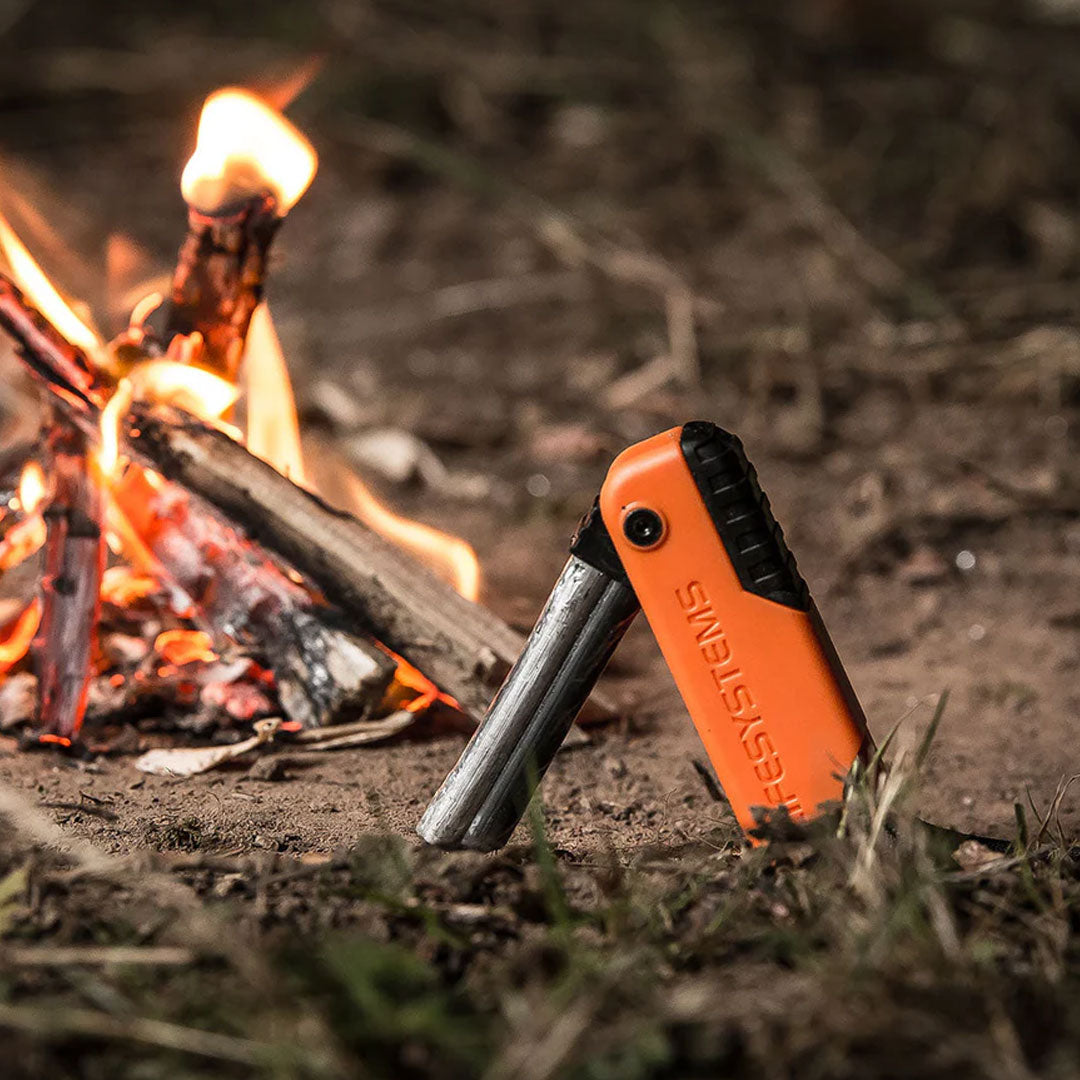 Lifesystems Dual Action Fire Starter Flint - Waterproof Magnesium Fire Starter for Camping, Hiking & Survival Gear - Emergency Fire Starter Kit for Outdoor Adventures