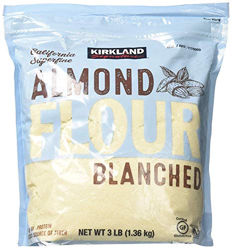 Kirkland Signature Blanched Superfine Almond Flour, 3 lb (Pack of 2) | California Grown Almonds | Perfect for Baking, Keto & Gluten-Free Recipes