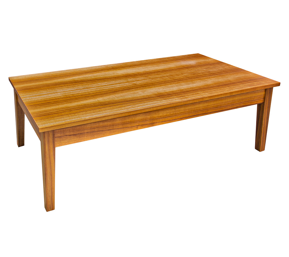 Premium Solid Wood Plantation Coffee Table - Rustic Farmhouse Style for Living Room, Lounge & Office - Eco-Friendly & Durable Home Decor
