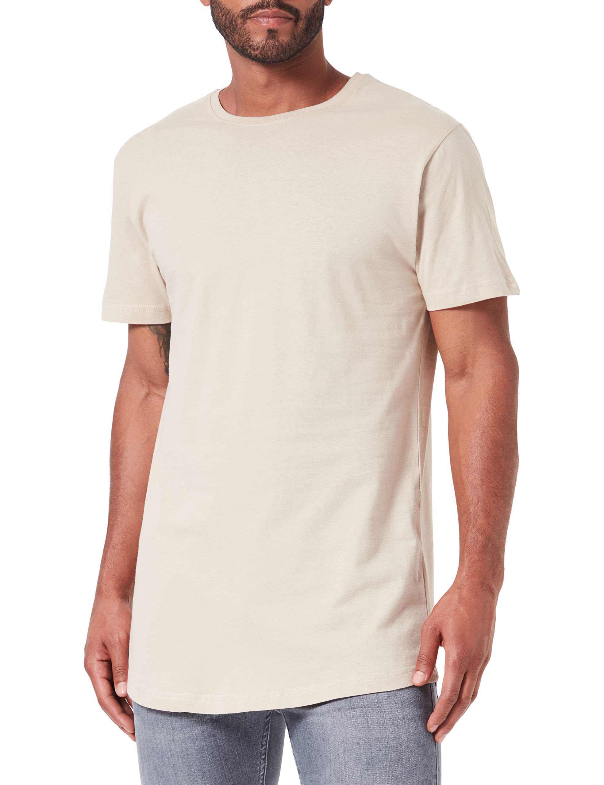 Urban Classics Men's Slim Fit Long Sleeve T-Shirt - Comfortable Casual Wear for Everyday Outfits & Layering