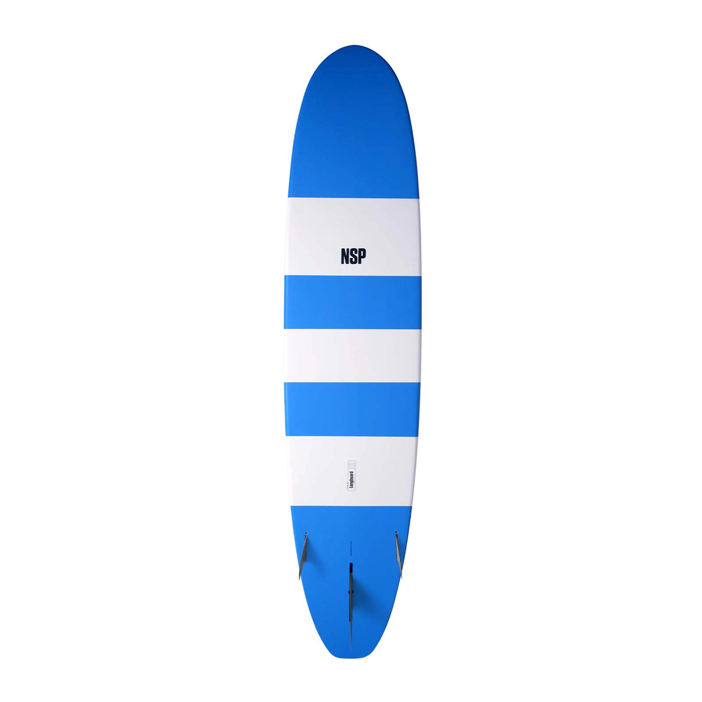 NSP Elements HDT Longboard 10' Surfboard with Blue Stripes - Futures Fin System - Perfect for Beginners & Wave Riding