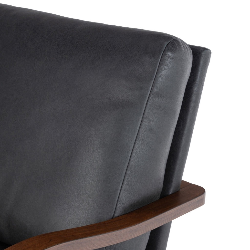 Paxon Chair - Modern Brickhouse Black Office Chair for Home & Workspace - Ergonomic Design for Comfortable Seating