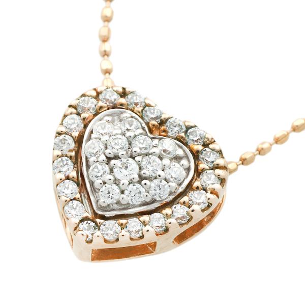 10K Gold Diamond Heart Pendant Necklace for Women - Dainty & Elegant Jewelry Gift for Valentine's Day, Anniversary or Birthday - Perfect for Romantic Occasions & Special Moments