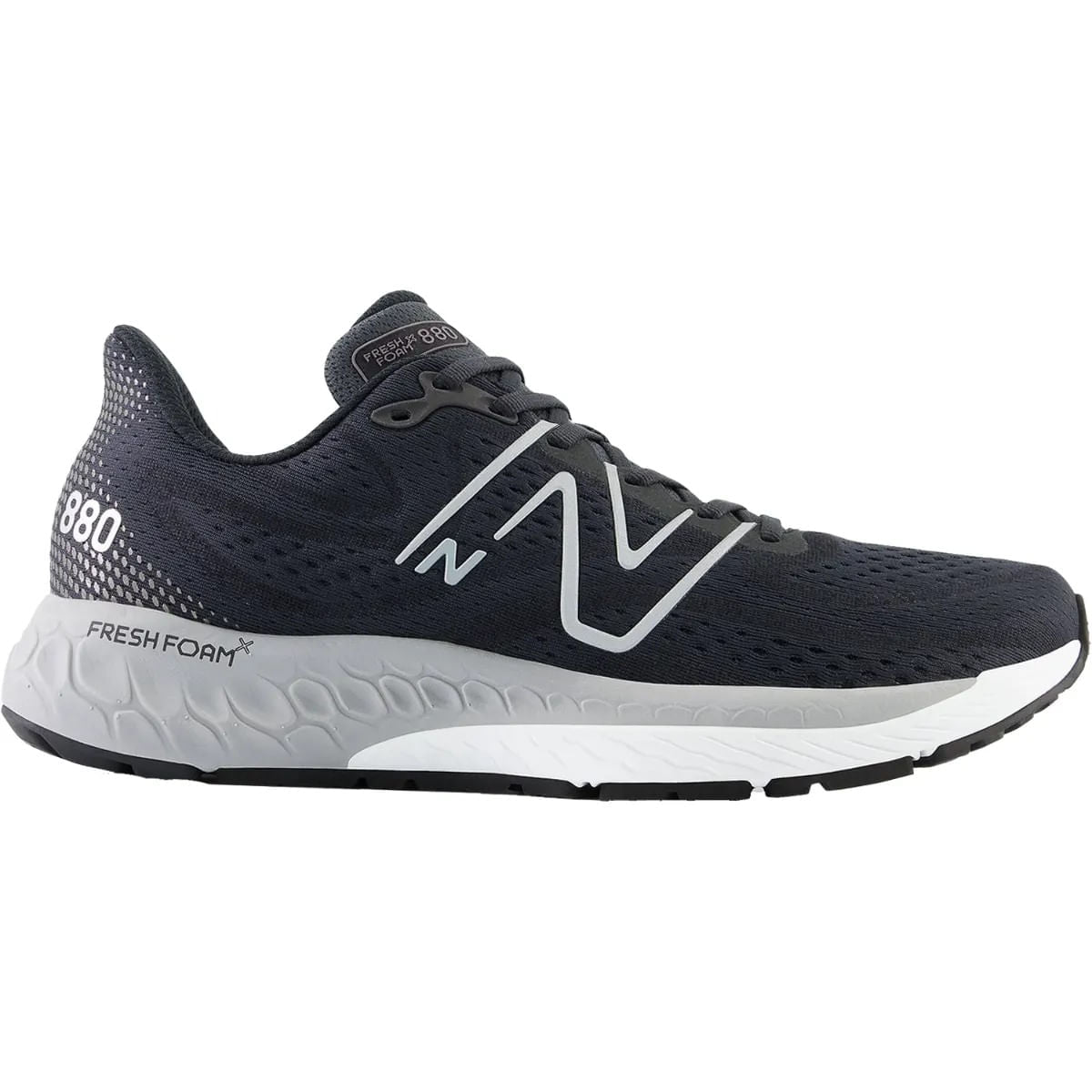New Balance Fresh Foam X 880v13 Men's Running Shoes - Phantom/Black Metallic/White - Size 10 4E Extra Wide - Premium Cushioning for Long-Distance Running & Jogging