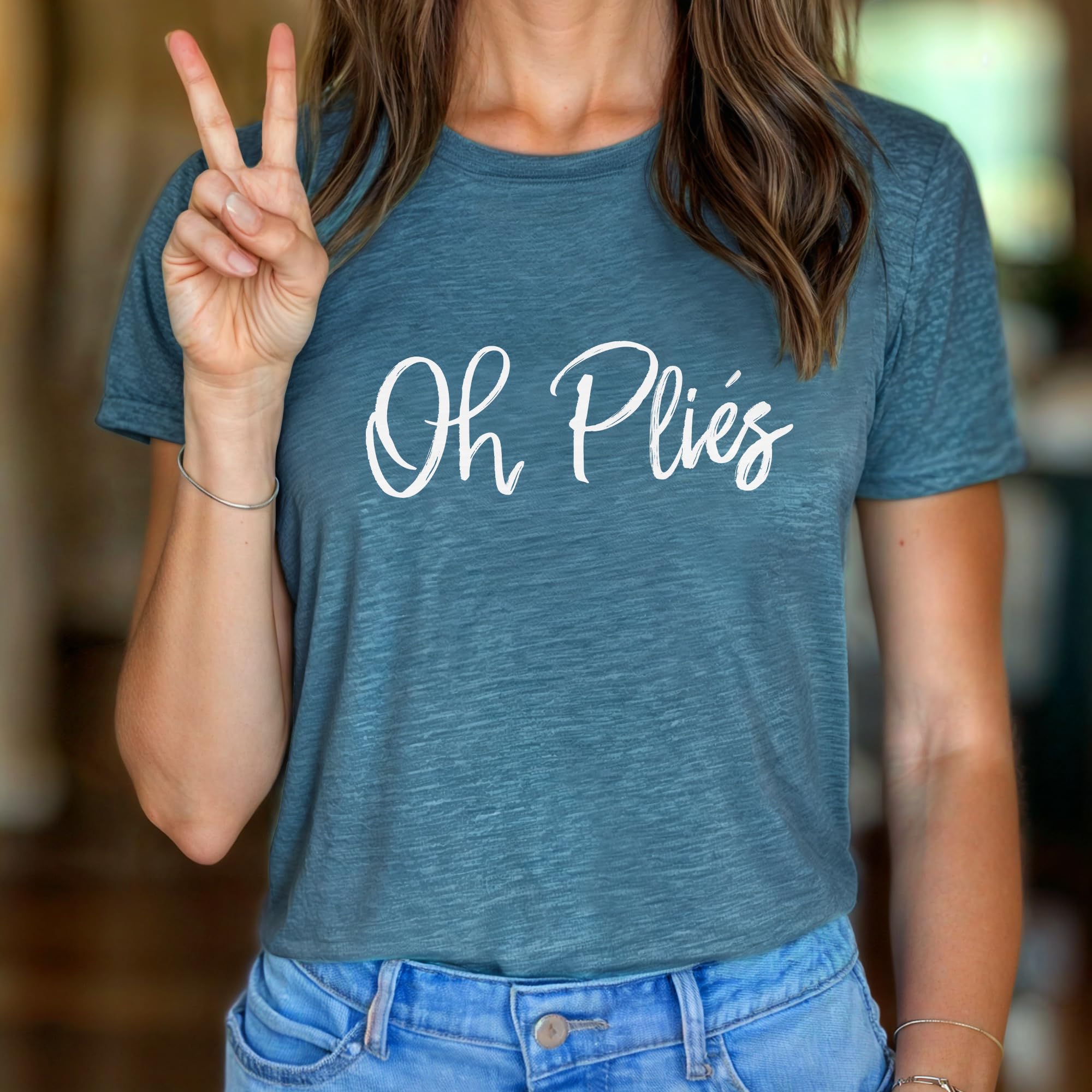 Ballet Shirt for Dancers - Softstyle Unisex T-Shirt with 'Oh Plies' Print - Perfect Dance Gift for Ballerinas & Dance Enthusiasts - Ideal for Dance Classes, Performances & Casual Wear