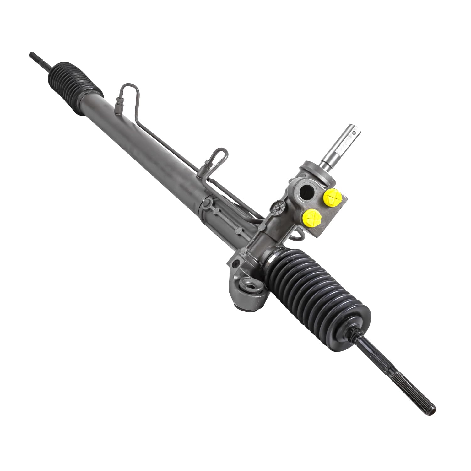 Detroit Axle - Complete Power Steering Rack & Pinion Assembly Replacement for Dodge Stratus, Chrysler Sebring, Cirrus, Plymouth Breeze (Includes 1 Pressure Switch) - Easy DIY Installation, Smooth Steering Performance for City Driving & Highway Commutes