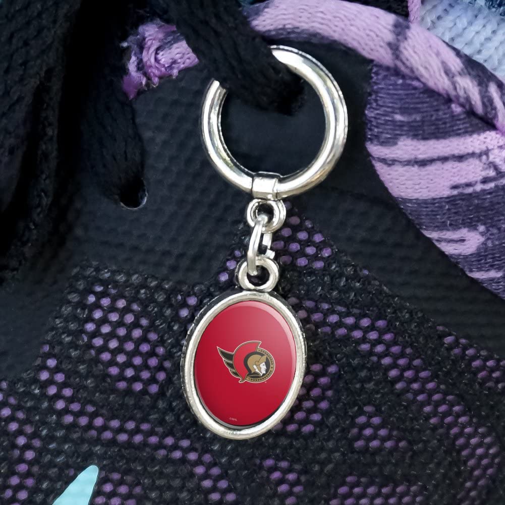 Ottawa Senators Logo Sneaker Shoe Lace Charms - Stylish Sports Jewelry for Sneakerheads & NHL Fans - Perfect for Game Day & Sneaker Customization