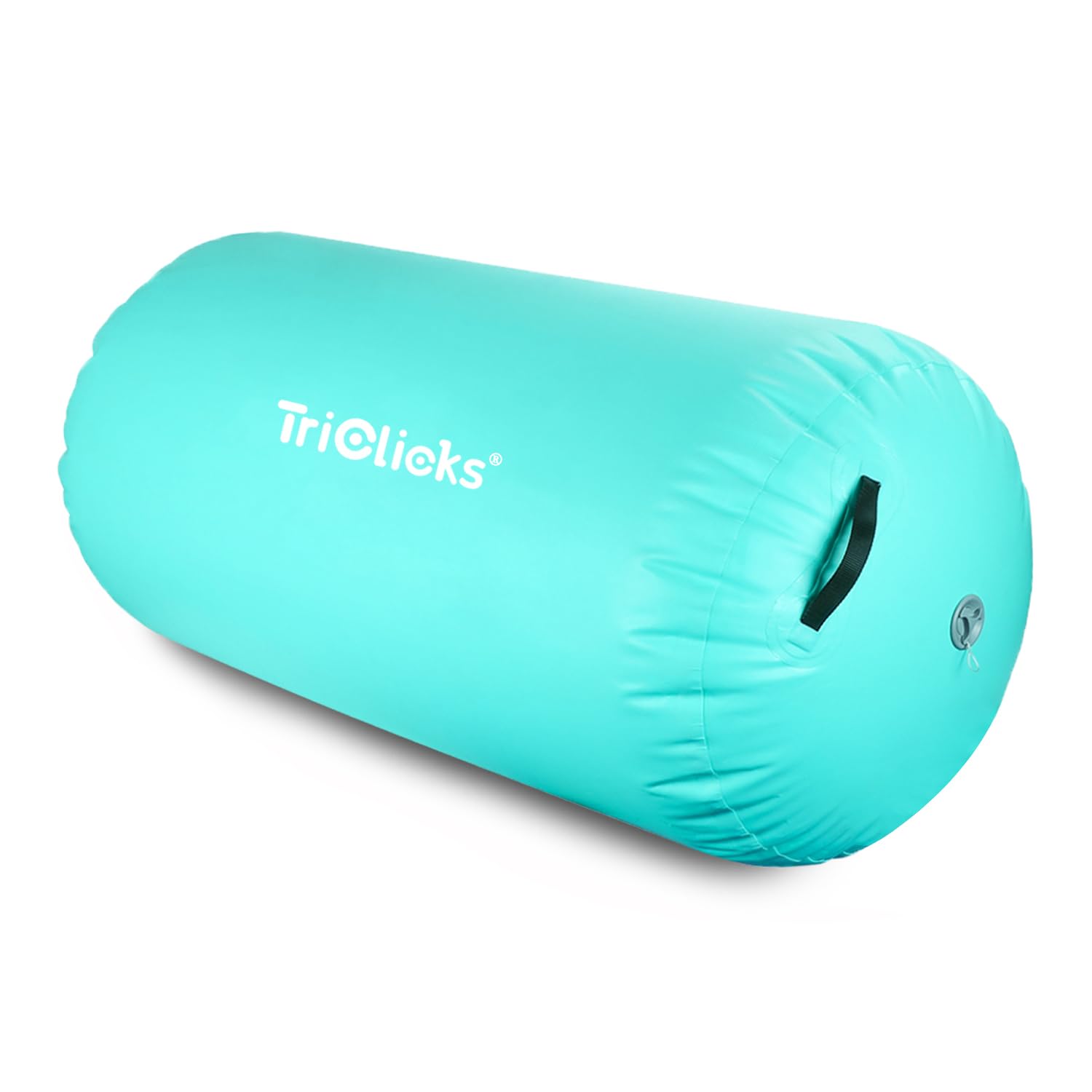 Inflatable Air Roller Gymnastics Barrel - Tumbling Training Mat for Back Handsprings, Stretching & Yoga | Home Gym Equipment for Kids & Adults | Perfect for Gymnastics Practice, Physical Therapy & Fitness Training
