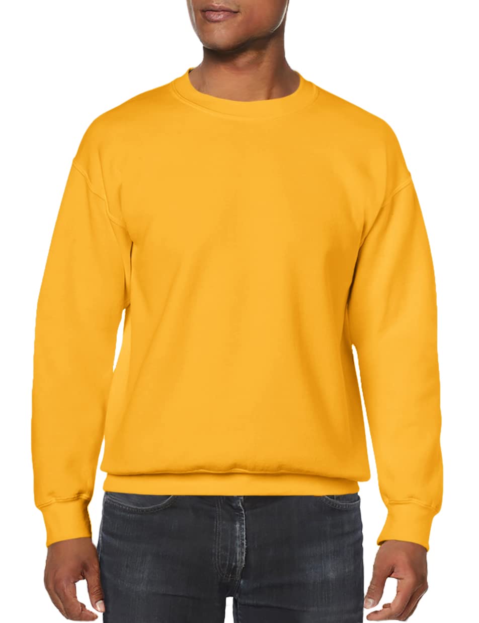 Gildan Men's G180 Heavy Cotton T-Shirt - Soft Comfort Fit Crewneck Tee for Casual Wear, Gym & Everyday Use