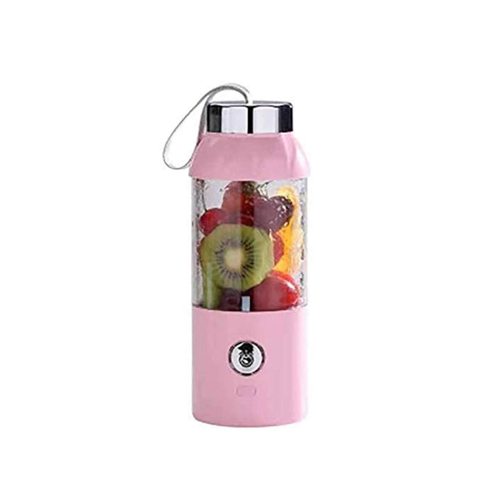 Portable Personal Blender with 6 Blades - 550ml USB Rechargeable Smoothie Maker for Fruits, Vegetables & Shakes - Perfect for Home, Office & Travel Use