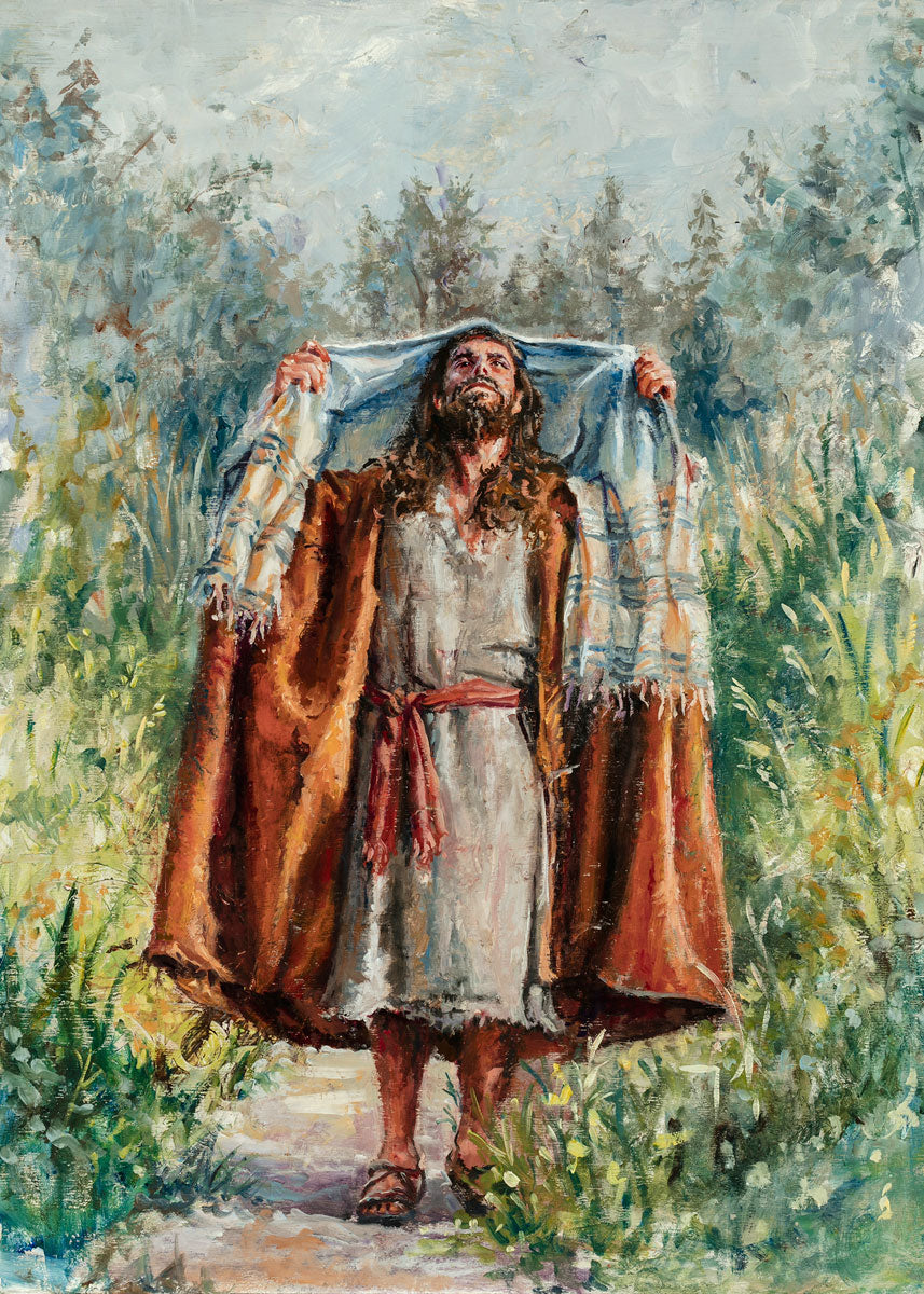 Jesus in the Wilderness - Religious Wall Art for Home & Church Decor - Inspirational Christian Gift for Prayer & Meditation Spaces