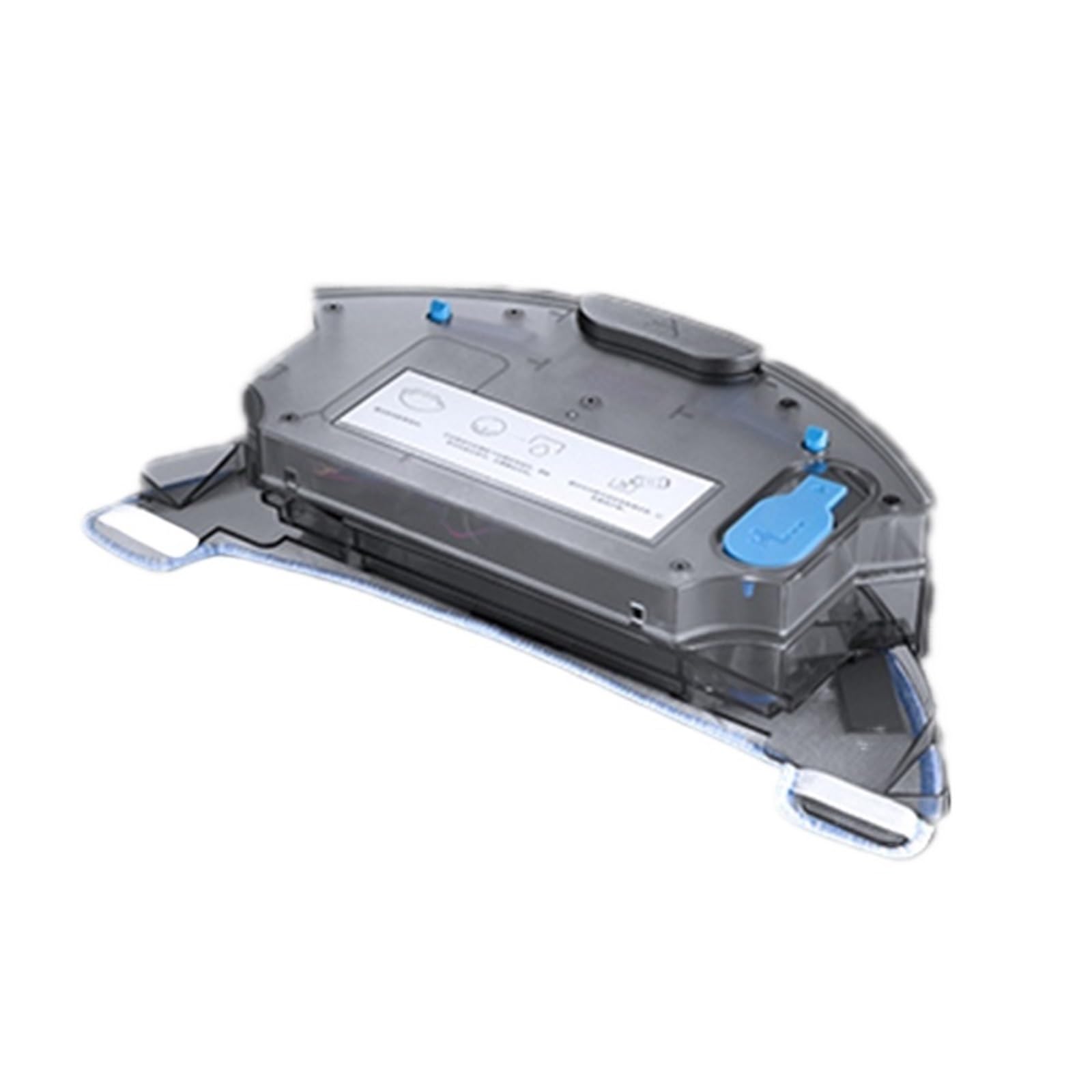 Compatible with A9S Robotic Vacuum Cleaner - Replacement Water Tank & Mop Cloth Set (5 Mop Pads + 10 Adhesive Strips) - Essential Spare Parts for Efficient Robot Vacuum Cleaning - Perfect for Hardwood Floors and Pet Hair Removal
