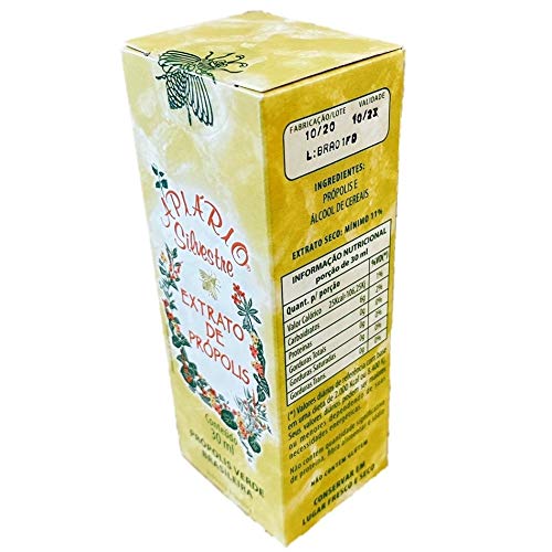 Apiario Silvestre Brazilian Green Propolis Alcohol Extract 30ml (5-Pack) - Immune Support, Natural Antioxidant for Daily Wellness & Cold Relief