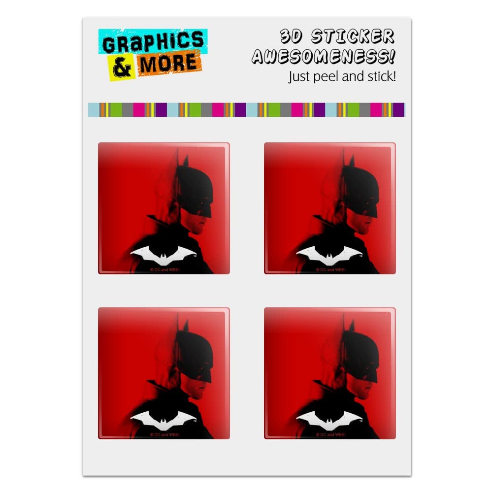 The Batman Batarang Computer Case Mod Stickers - Set of 4 Resin-Topped 1