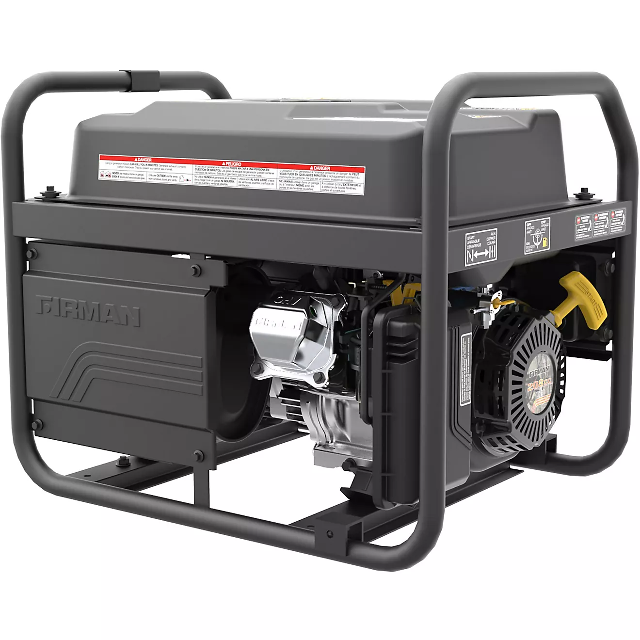 Firman P03609 3650W/4550W Portable Gas Generator with Camouflage Design - Reliable Power for Camping, Outdoor Adventures & Emergency Backup