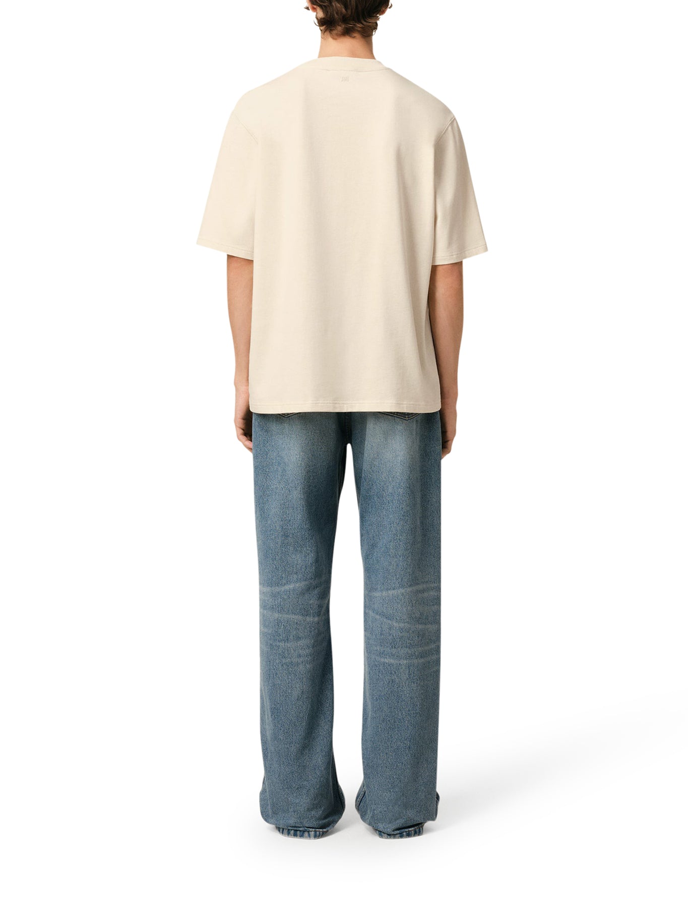Organic Cotton T-Shirt with Large Ami De Coeur Embroidery - Soft, Breathable & Stylish for Casual Wear, Outings & Everyday Comfort