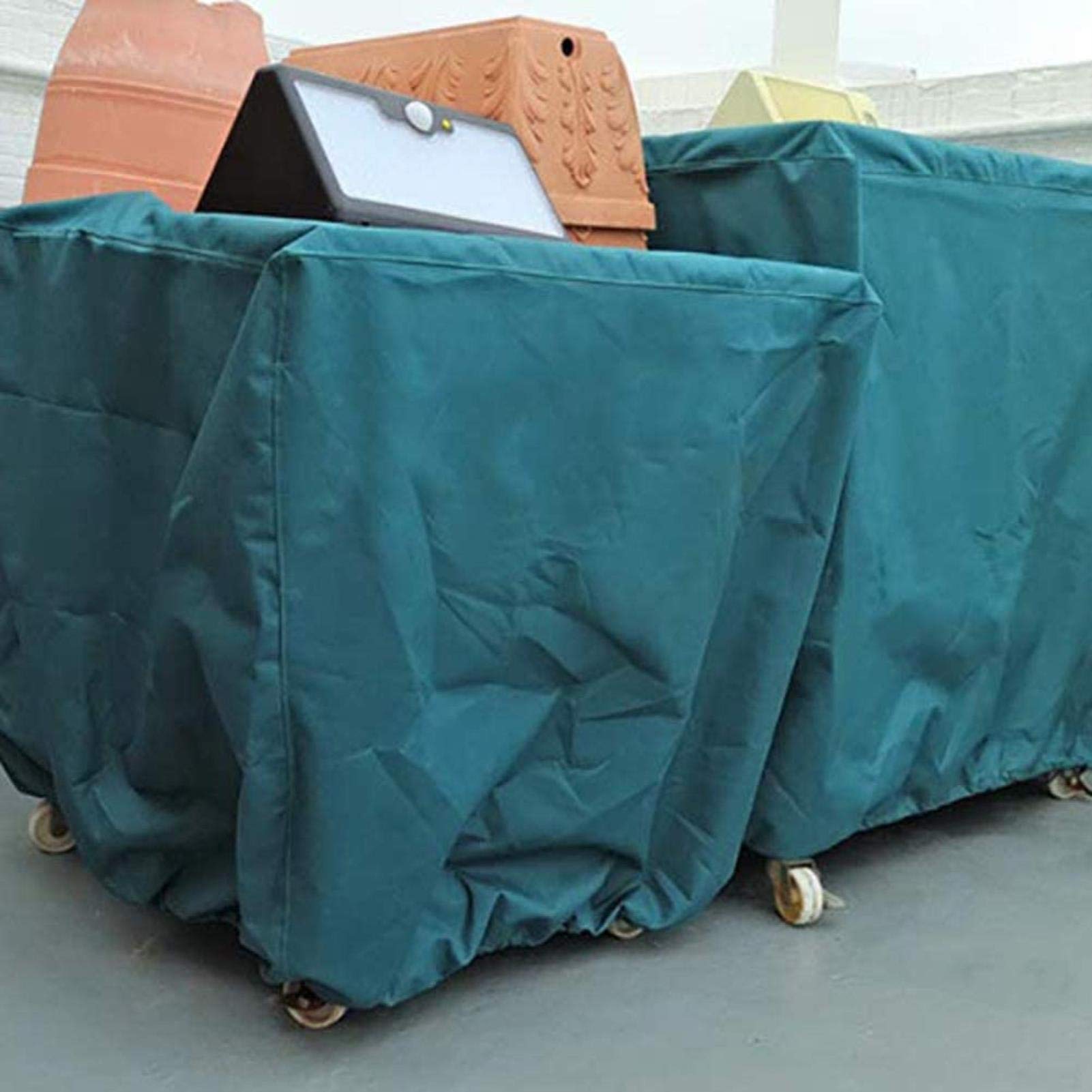 135×135×75cm Waterproof Patio Furniture Cover - Outdoor Dustproof Garden Table and Chairs Protection - Heavy Duty Weatherproof Cover for Patio Sets, Green - Perfect for Backyard, Deck, and Outdoor Dining Areas