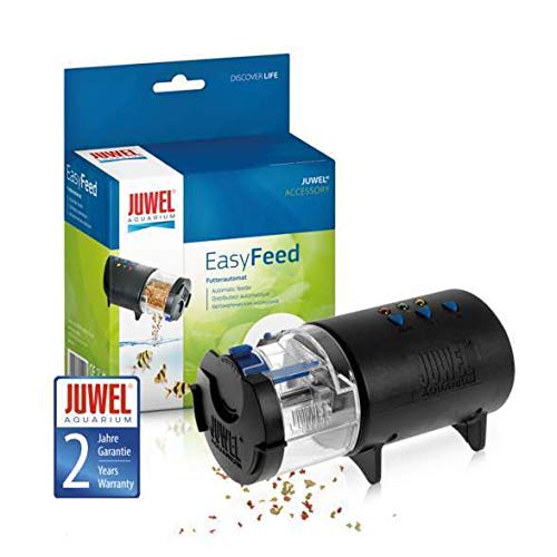 Automatic Fish Feeder for Aquarium - Battery Powered Juwel Fish Food Dispenser - Perfect for Home, Office & Vacation Use