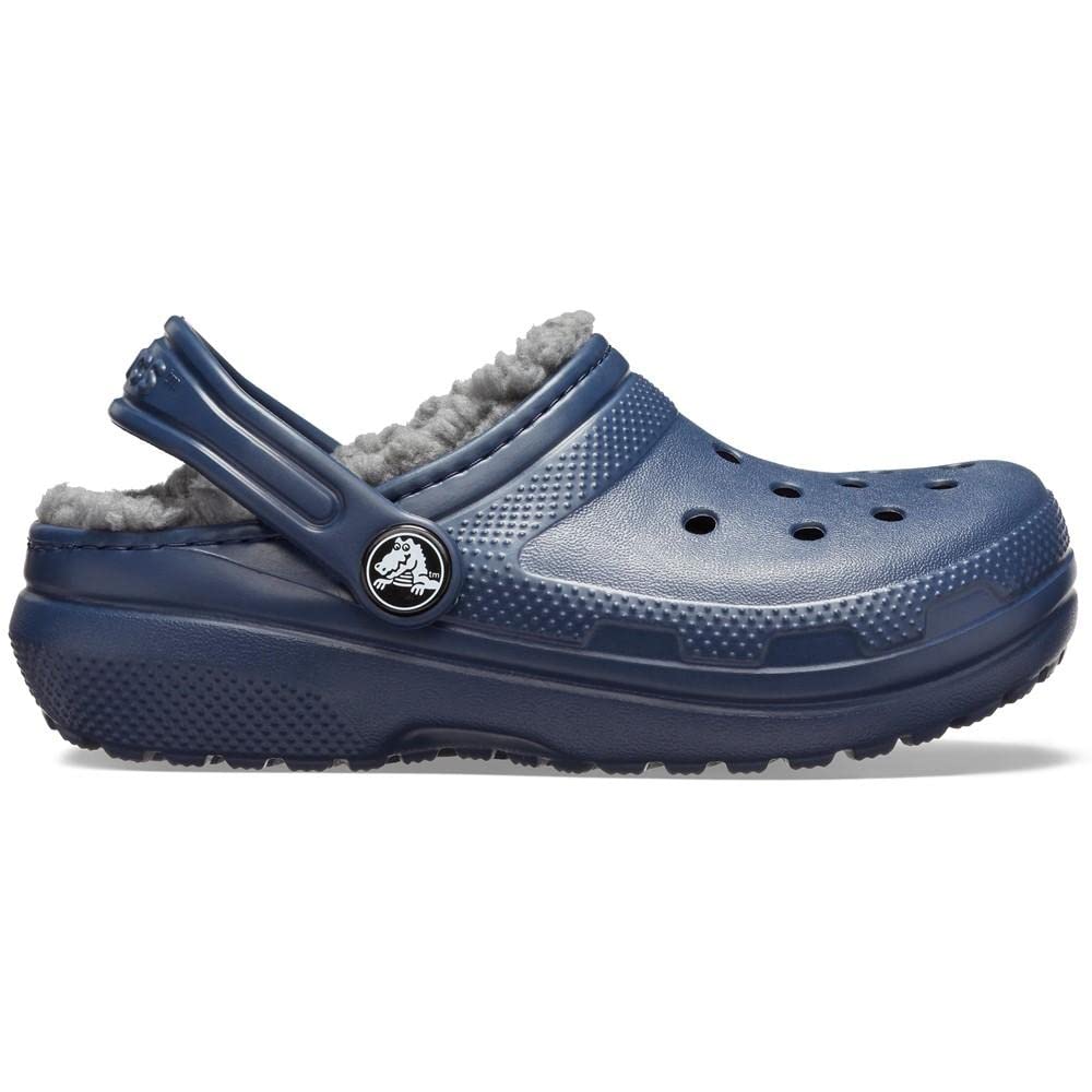 Crocs Unisex-Child Classic Lined Clog | Waterproof Winter Shoes for Kids | Indoor & Outdoor Play, School, and Snow Days