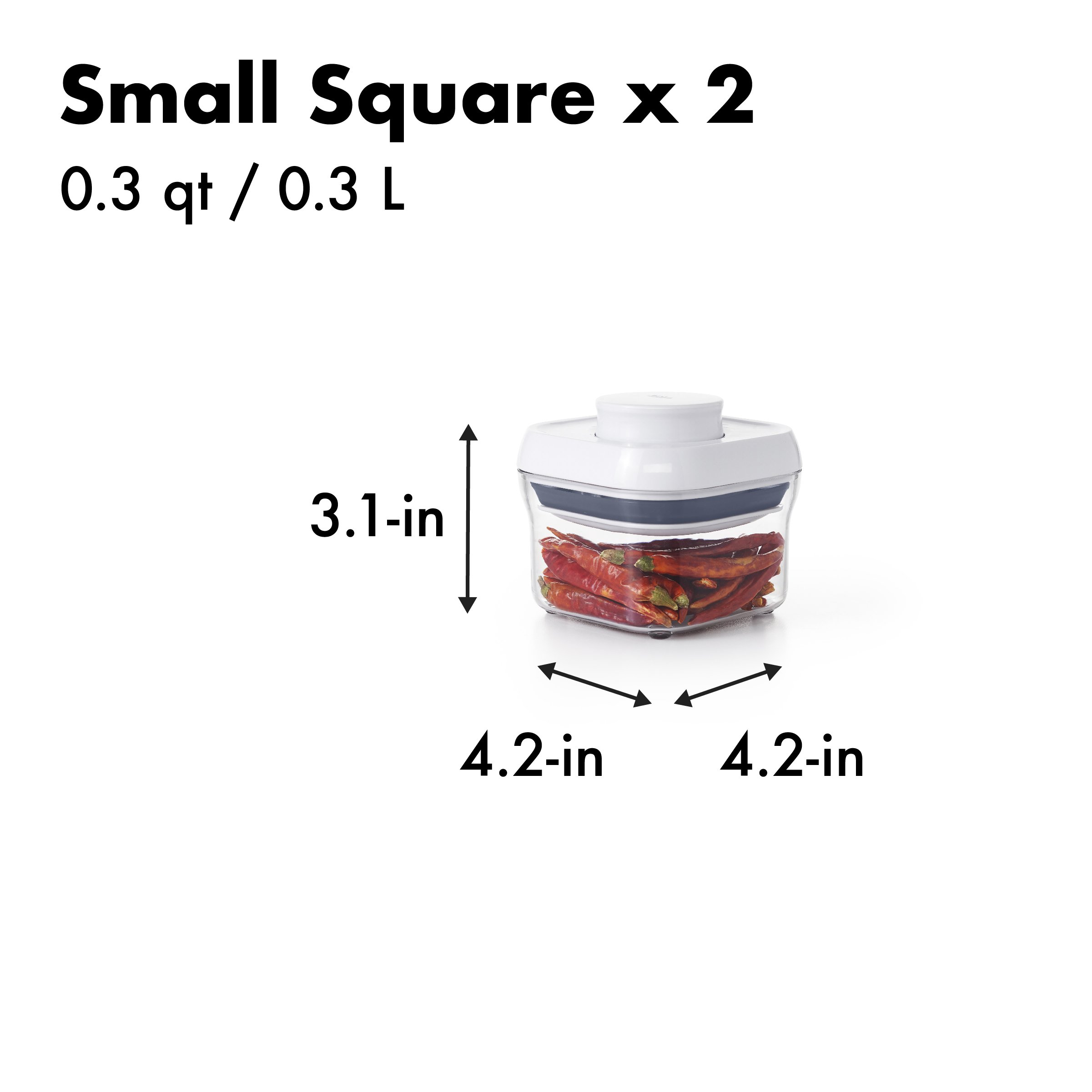 OXO Good Grips 10-Piece Airtight Food Storage POP Container Set - BPA-Free Kitchen Organization for Flour, Sugar, Coffee & Dry Goods - Space-Saving Stackable Design for Pantry & Countertop
