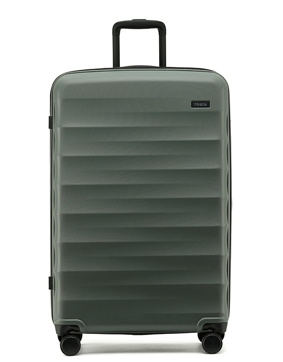 Tosca Interstellar 2.0 30 Inch Large Spinner Suitcase with 360° Wheels - Moss Green | Perfect for Travel, Business Trips & Airplane Carry-On Luggage