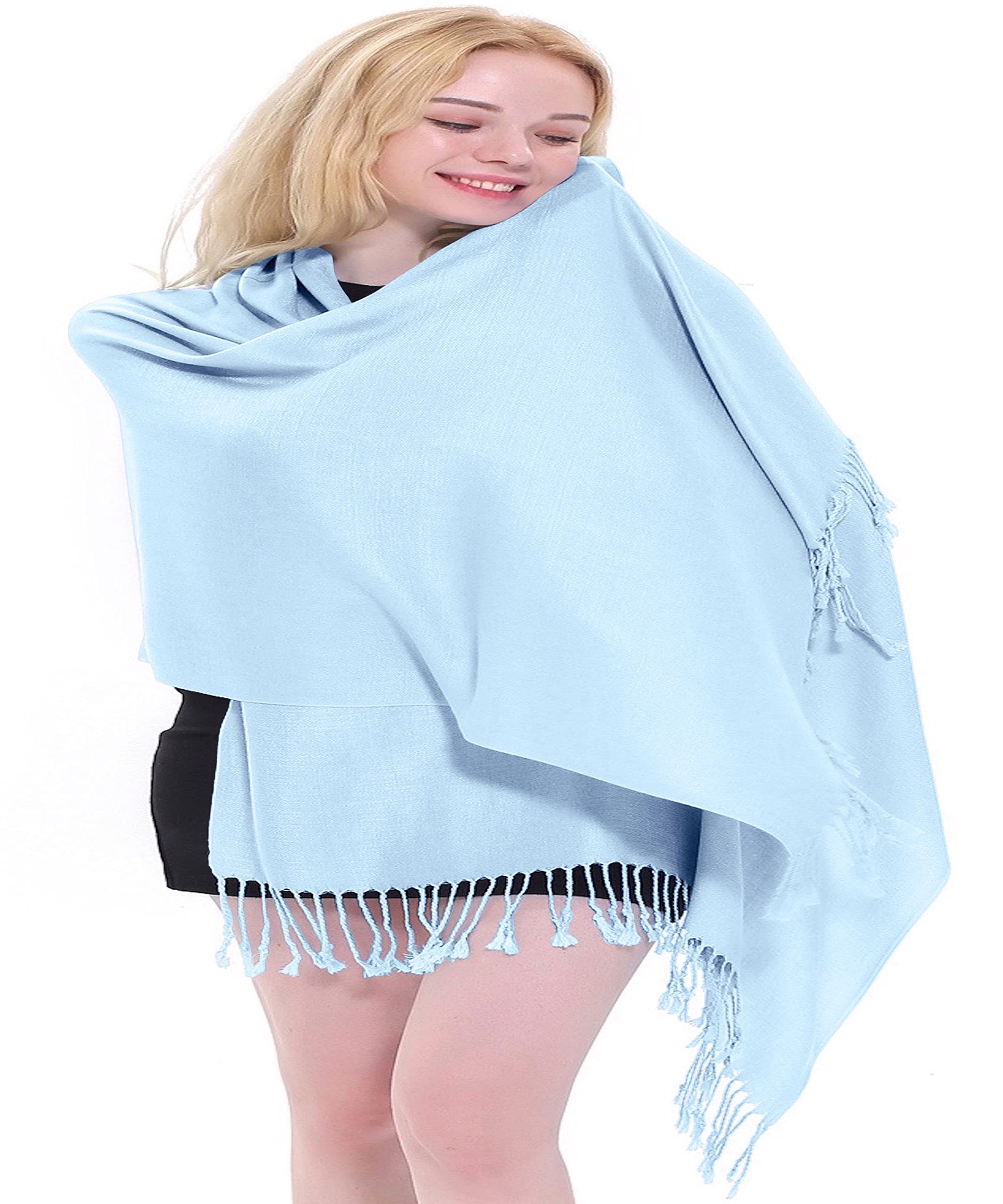 Handmade Nepalese Pashmina Shawl - Soft & Warm Cashmere Scarf for Women (1-Pack) | Perfect for Winter, Weddings & Gifting