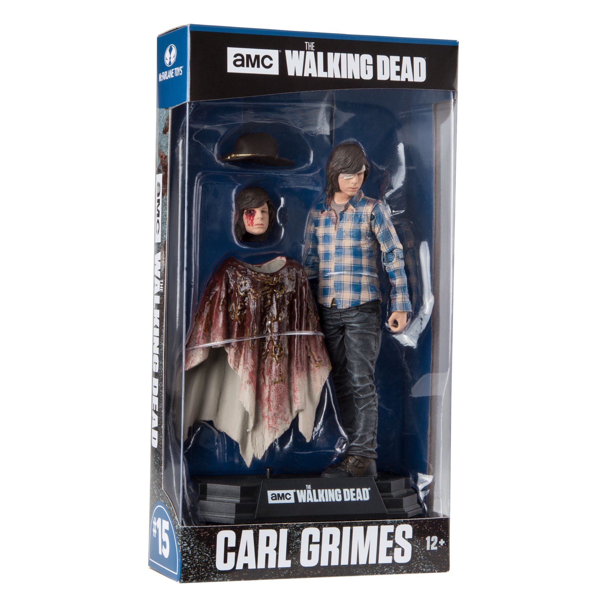 McFarlane Toys The Walking Dead Carl Grimes 7-Inch Action Figure - Highly Detailed Collectible Toy for Fans, TV Show Merchandise - Perfect for Display, Gifts, and Action Figure Collections