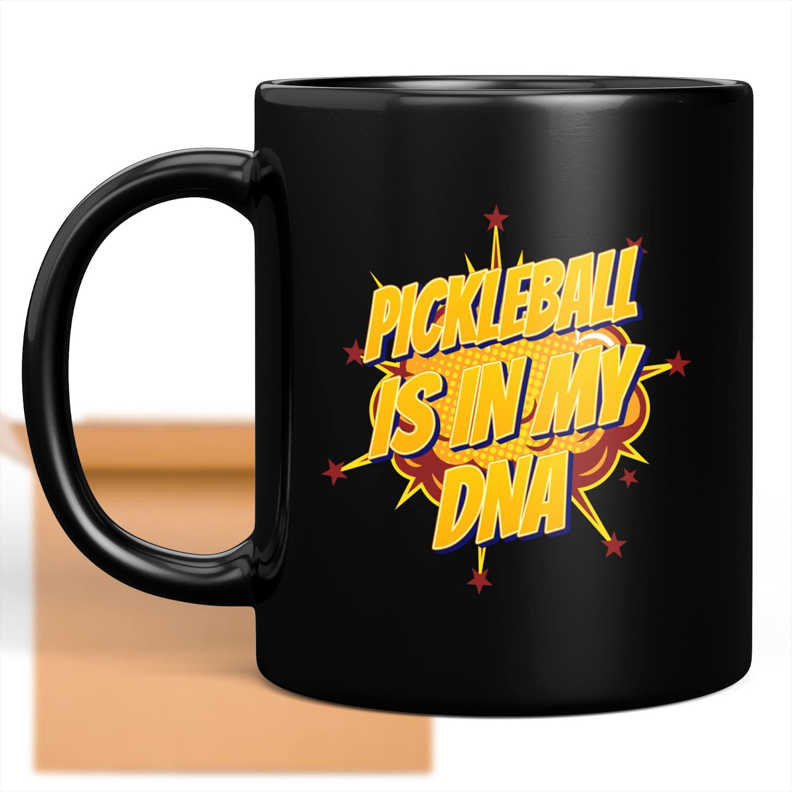 Funny Pickleball Player Coffee Mug - Unique Gift for Men, Women, Coworkers & Family - Birthday, Christmas Present - Perfect for Pickleball Lovers & Coffee Enthusiasts - Great for Office Use, Home Decor & Sports Fans