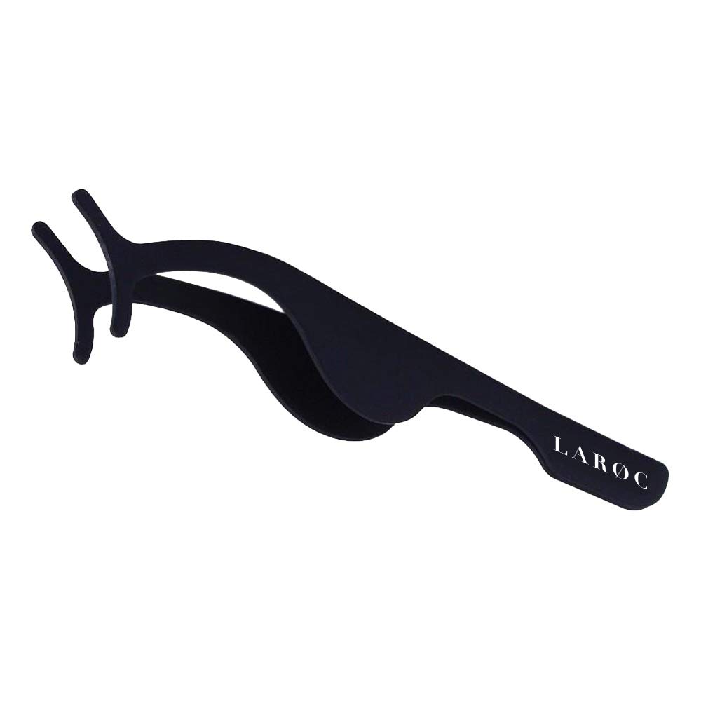 Professional LaRoc False Eyelash Applicator Tweezers - Premium Eyelash Extension Tool for Flawless Fake Lashes Application | Perfect for Salon, Home Use & Makeup Artists