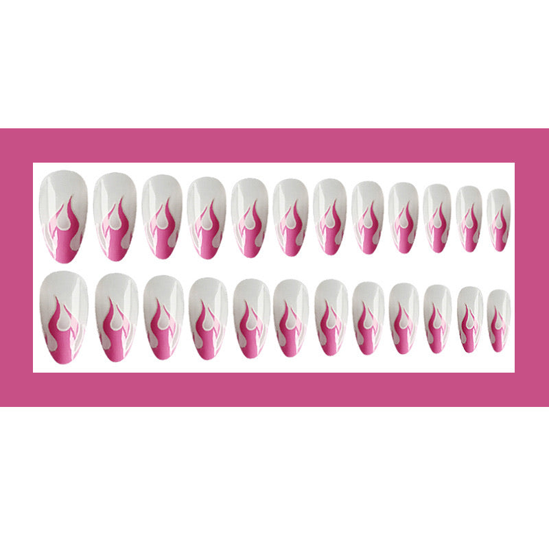 French Nails White - Extra Long Ballerina Shaped Fake Nails Nude - Perfect for Wedding, Party & Special Occasions