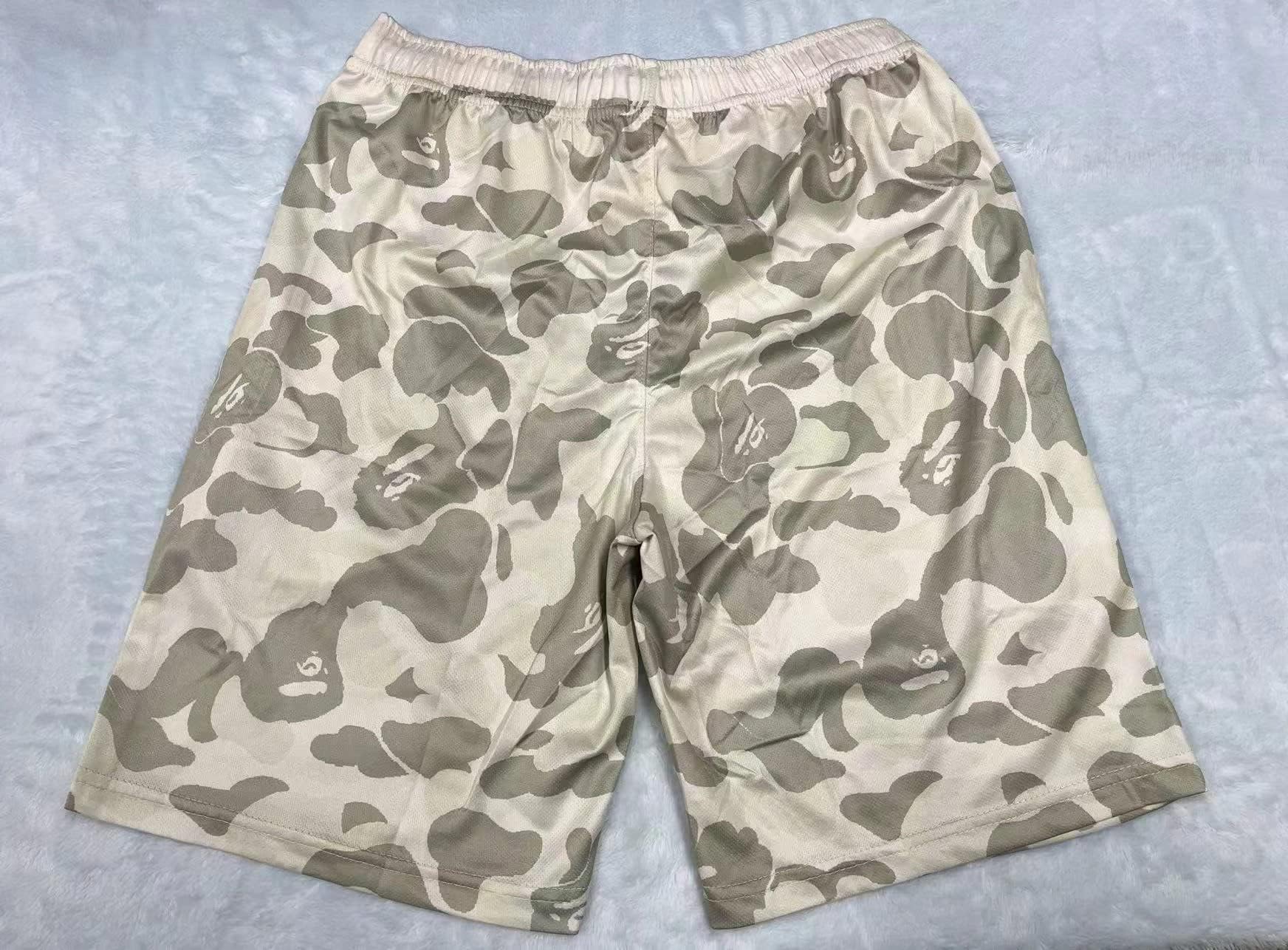 Shark Camo Unisex Quick-Dry Sports Shorts - Lightweight Casual Swim Trunks for Men & Women - Perfect for Beach, Swimming, Gym & Outdoor Activities