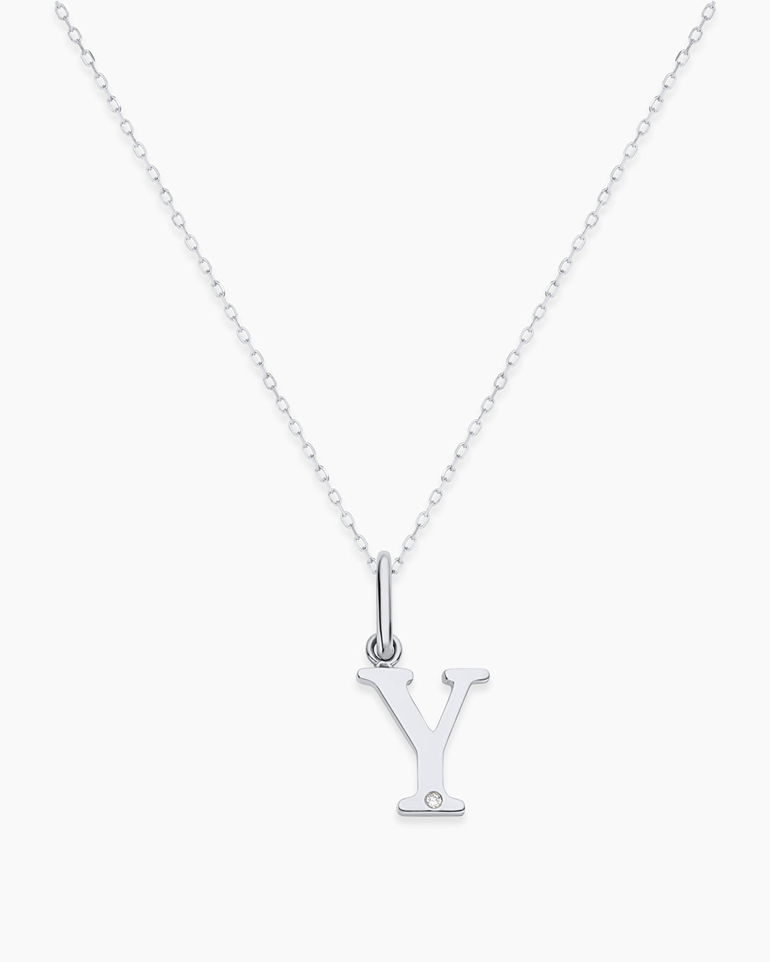 Vintage Diamond Alphabet Charm Necklace - Personalized Initial Pendant Jewelry for Women, Gift for Her, Birthday, Anniversary, Valentine's Day