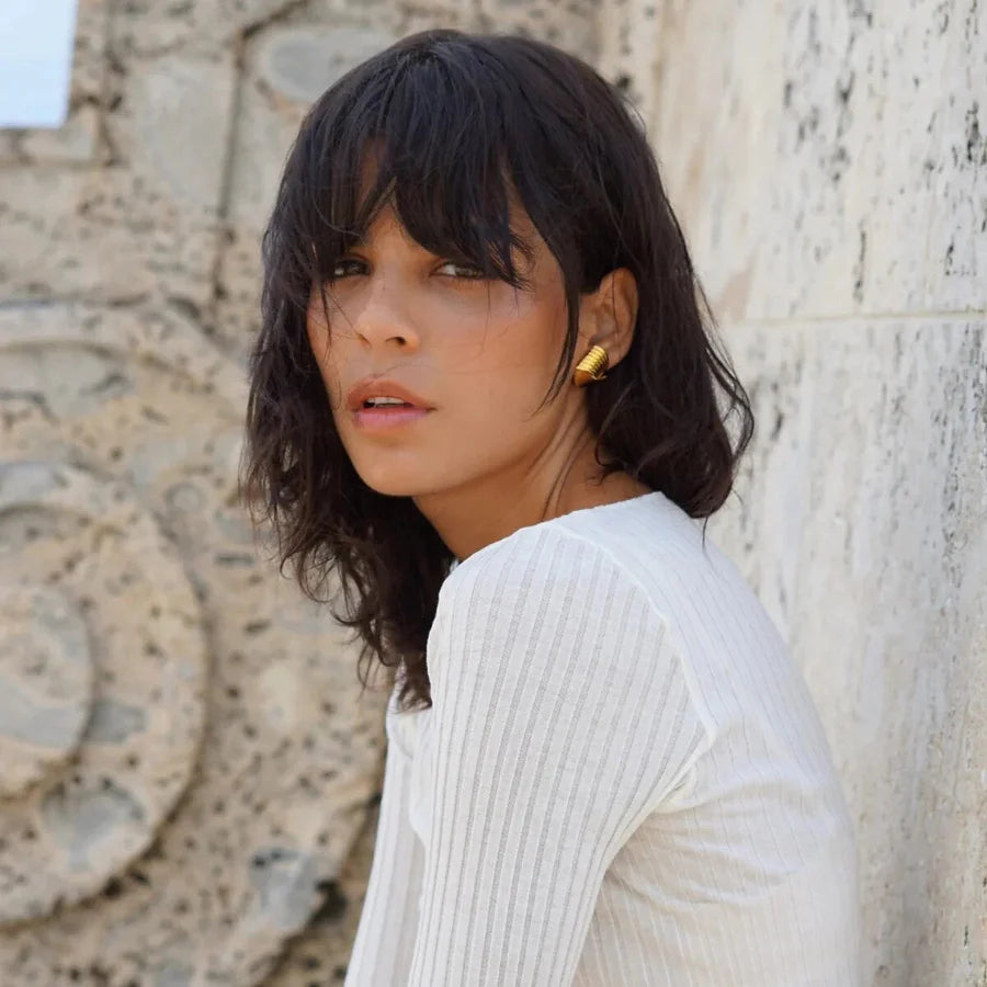 Parisienne Gold Earrings for Women - Elegant French-Inspired Jewelry for Parties, Weddings & Everyday Wear