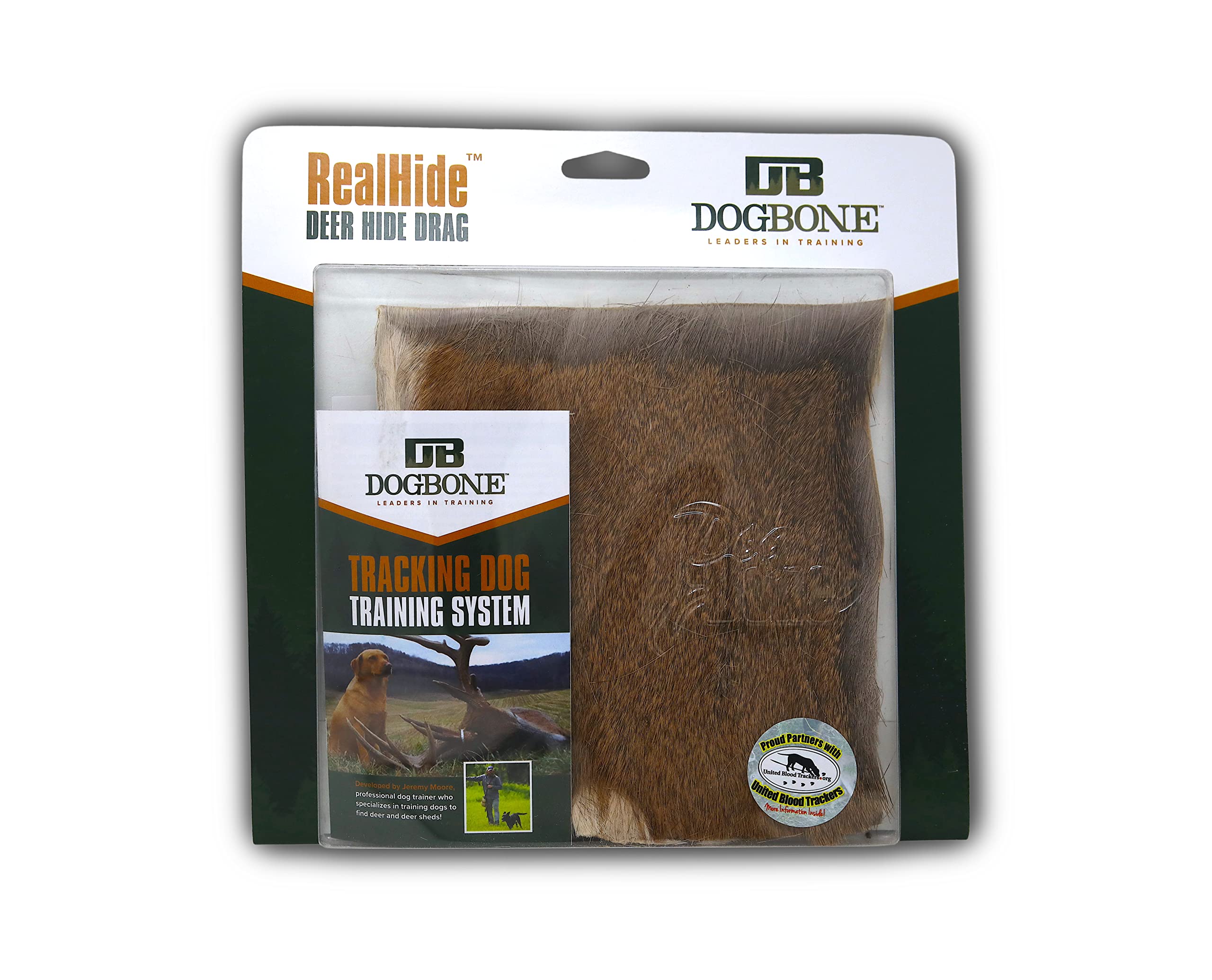 RealHide Deer Hide Drag for Dog Training - Scent Tracking Tool for Hunting Dogs | Durable Hunting Dog Accessories | Dog Scent Training Kit | Perfect for Deer Hunting & Outdoor Tracking Scenarios