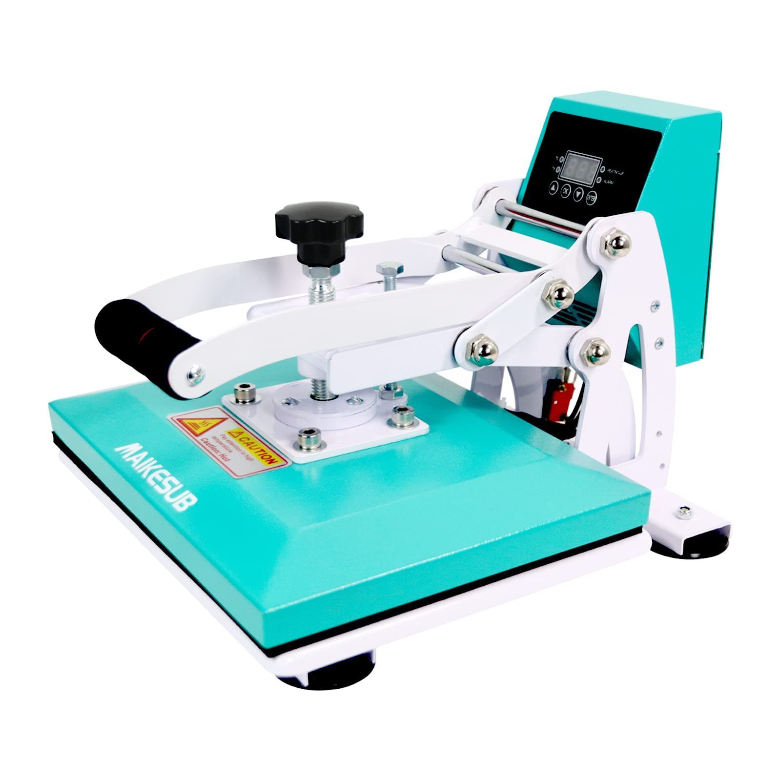 12x10 Inch Heat Press Machine for T-Shirts - Digital Industrial Sublimation Printer for HTV Heat Transfer Vinyl - Intelligent Green Press Machine for DIY Crafts, Custom Apparel & Sublimation Projects - Perfect for T-Shirts, Mugs, Hats & Home Decor