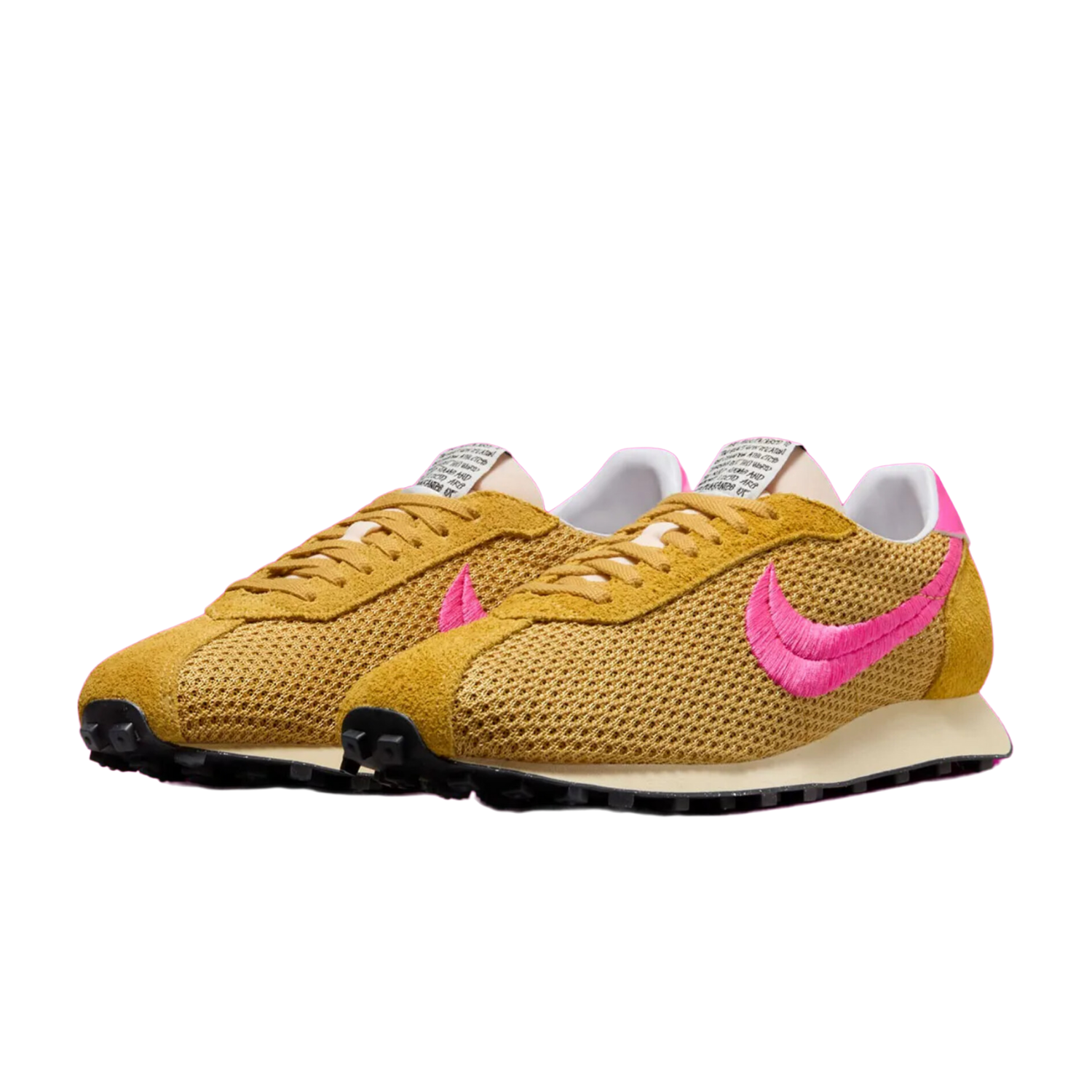 Nike LD 1000 SP Stussy Sanded Gold Laser Fuchsia Fossil Sneakers - Men's Fashion Streetwear Shoes for Casual Wear & Urban Style