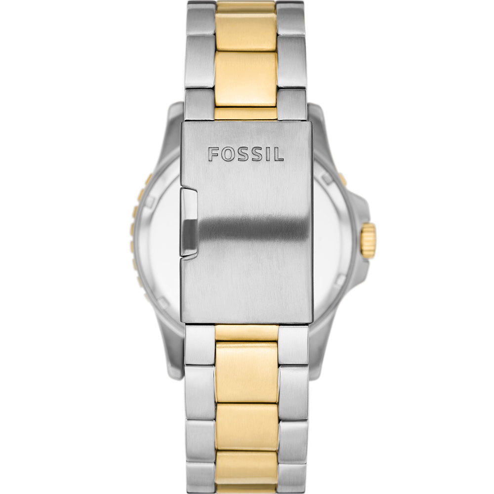 Fossil FS5951 Blue Two-Tone Men's Watch - Stylish Casual & Dress Timepiece for Everyday Wear