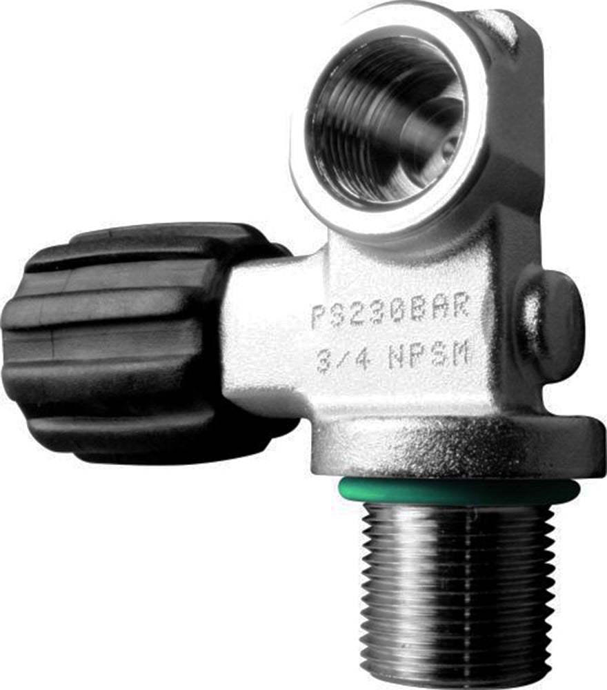 Beaver 232 Bar 3/4 NPSM Cylinder Valve with DIN Outlet A16310632 - High Pressure Hydraulic Valve for Industrial Machinery & Heavy Equipment