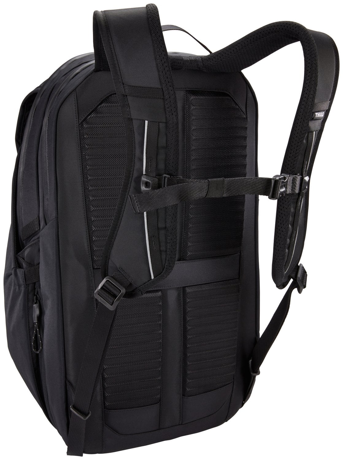 Thule Paramount Commuter Backpack 27L - Waterproof Laptop Backpack for Men & Women, Business Travel & Daily Commute - Durable Black Work Backpack with USB Charging Port