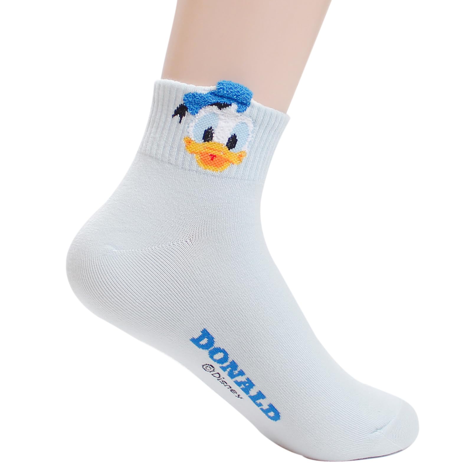 Cartoon Character Women's Crew Socks - Fun & Comfortable Original Design Ankle Socks for Daily Wear, Workout, and Gift Giving