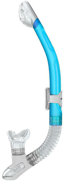 Mares Ergo Dry Snorkel - Top Snorkeling Gear for Comfortable & Dry Breathing - Perfect for Ocean, Pool & Beach Adventures