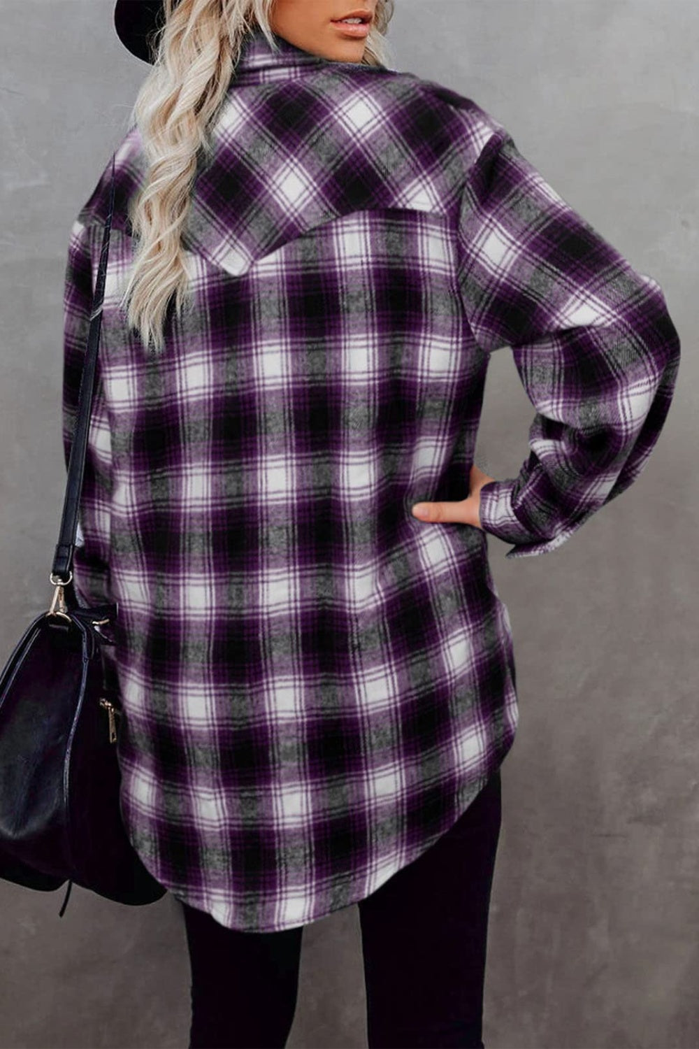 Men's Classic Plaid Long Sleeve Button-Down Shirt with Collar - Casual & Business Wear for Office, Dating, and Outdoor Activities