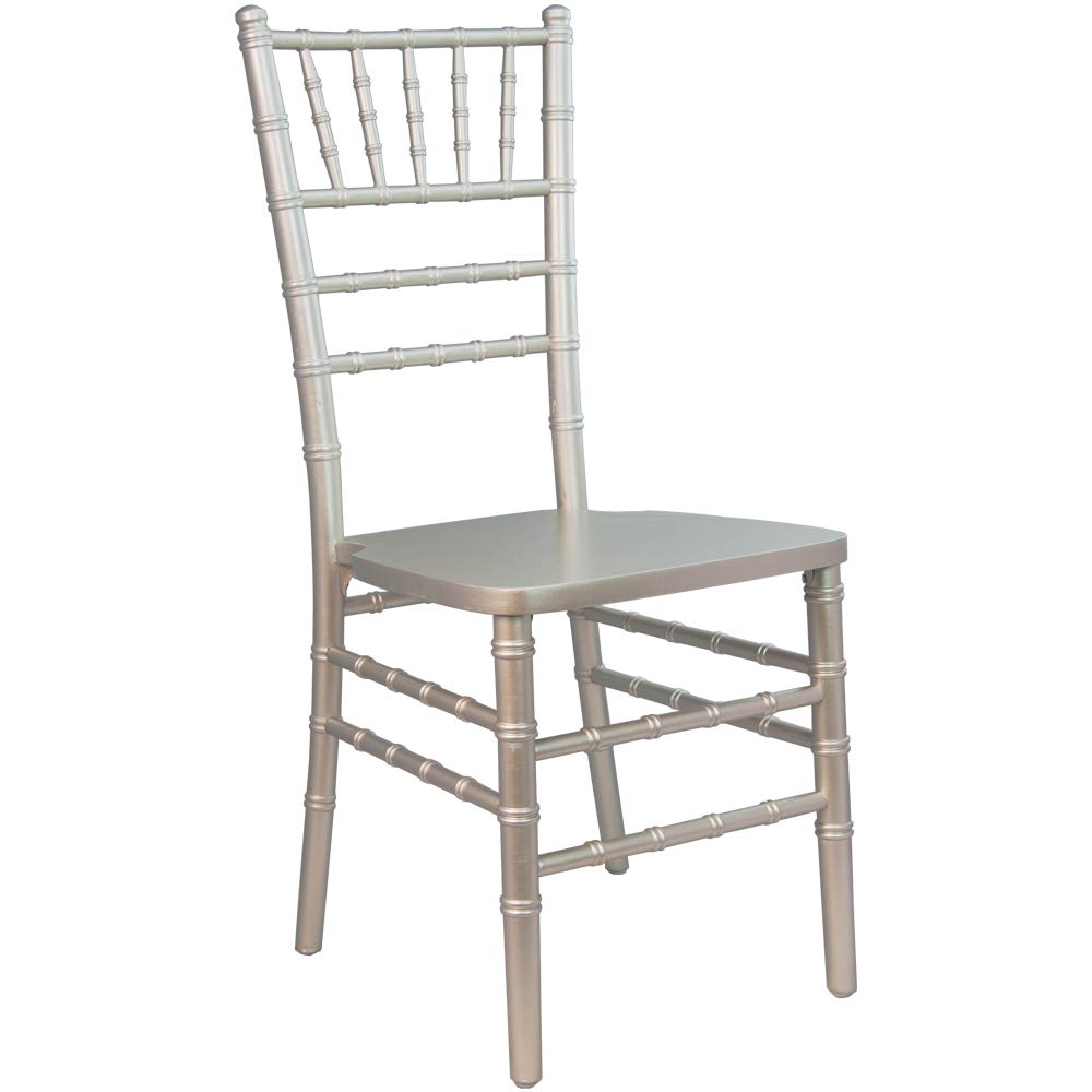 Flash Furniture Advantage Champagne Wood Chiavari Chair - Elegant Wedding, Banquet & Event Seating - Durable & Stylish for Home, Restaurant & Party Decor