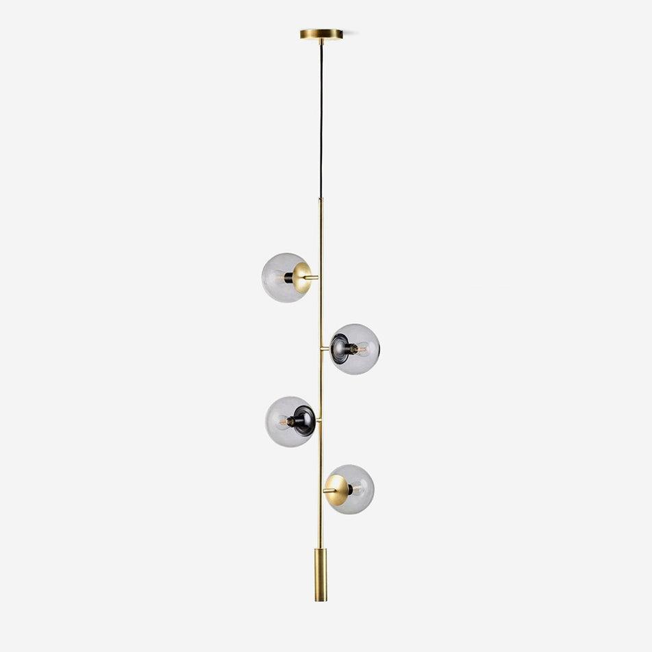 Modern Crystal Orb Chandelier - Elegant Ceiling Light Fixture for Dining Room, Bedroom & Living Room Decor | Dimmable LED Lighting for Home & Wedding Events