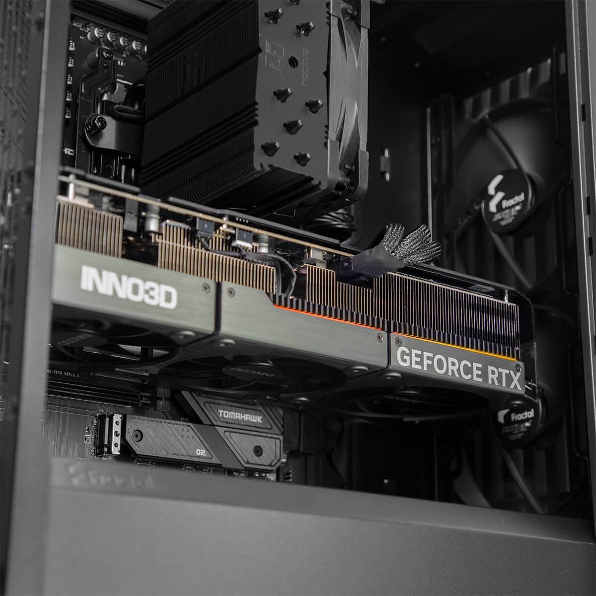 Chinkapin V1 Gaming PC with RTX 4080 & Ryzen 7 7800X3D - High Performance Desktop for 4K Gaming, Streaming & Content Creation