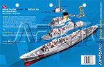 Dive Map - Duane Deck Plan | Detailed Underwater Wreck Diving Guide for Scuba Enthusiasts | Perfect for Florida Keys Shipwreck Exploration & Dive Planning
