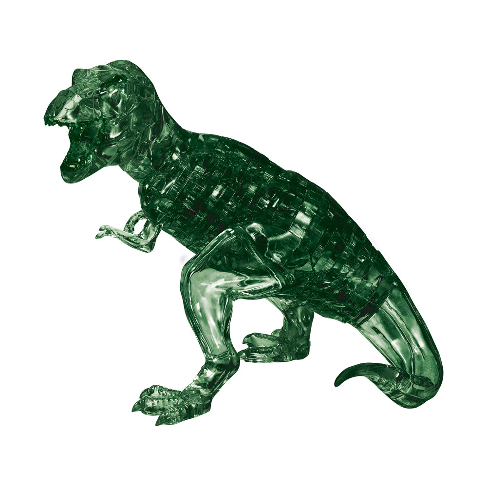 BePuzzled T-Rex 3D Crystal Puzzle - 49 Piece Dinosaur Brain Teaser for Adults & Teens | STEM Educational Toy | Home Office Decor & Gift Idea