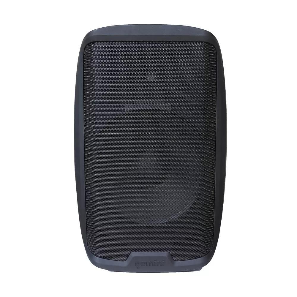 Gemini Sound AS-2115BT 2000W 15英寸有源低音炮 DJ监听音箱 蓝牙PA扩声系统 搭配Auray SS-4420钢制音箱支架和XLR线 适用于派对、婚礼、户外演出