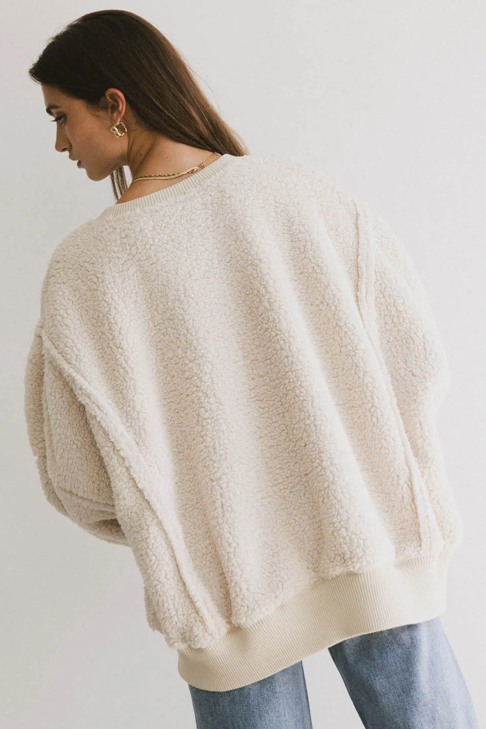 Lola Oversized Sweater Women's Chunky Knit Pullover - Cozy Winter Casual Wear for Lounge, Office & Outings