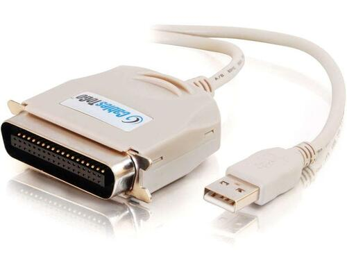 C2G 6ft USB to C36 Parallel Printer Cable - Connect Legacy Printers to Modern Computers for Home & Office Use